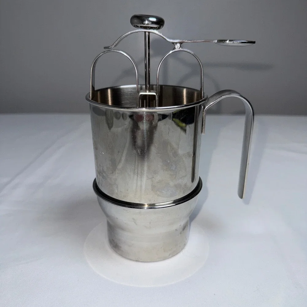 Stainless Steel Pancake Batter Dispenser Cupcake Muffin Squeeze Trigger Tool